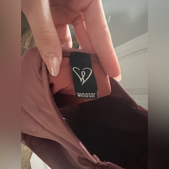 Mauve open back layered dress - Picture 5 of 6